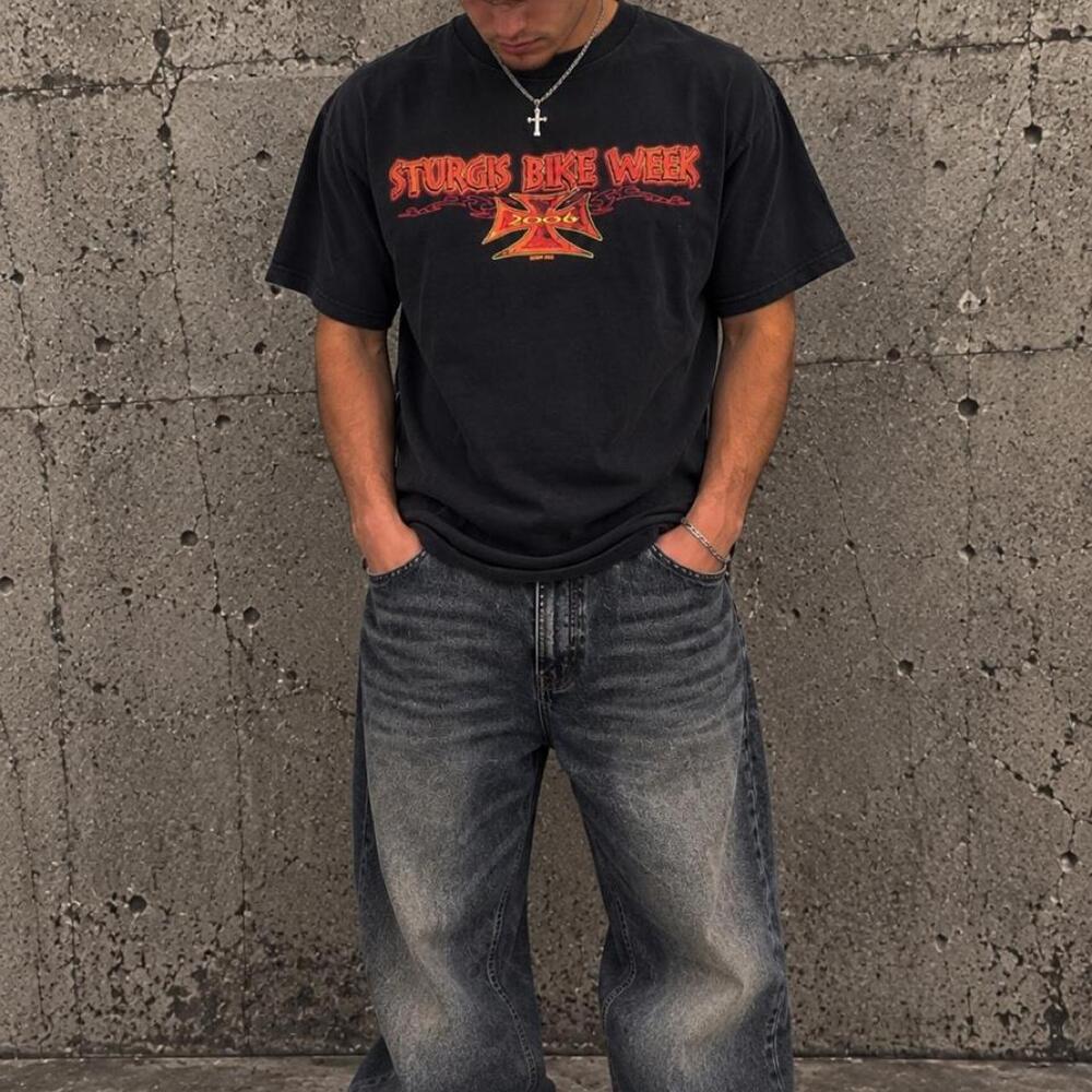 Rare Y2K 2006 Sturgis Bike Week Biker Tee – Men’s Large